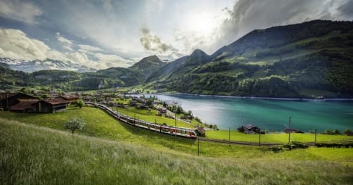lucerne golu seyahat alpler